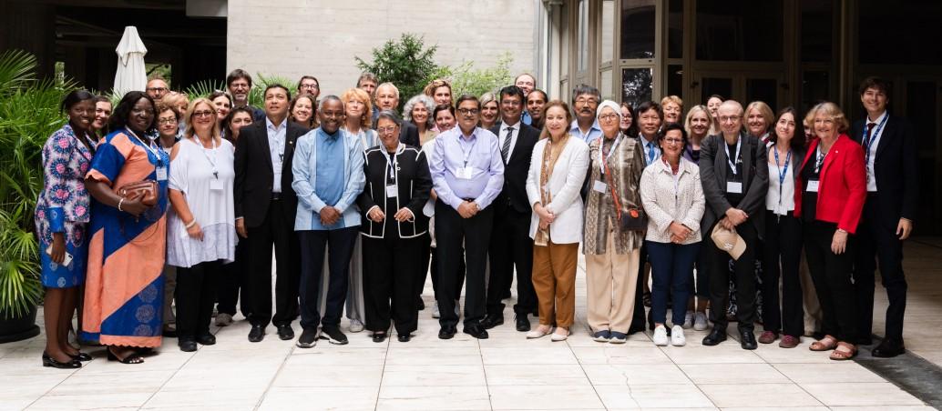 Group photo with some ICTP, OWSD, IAP, and TWAS Staff