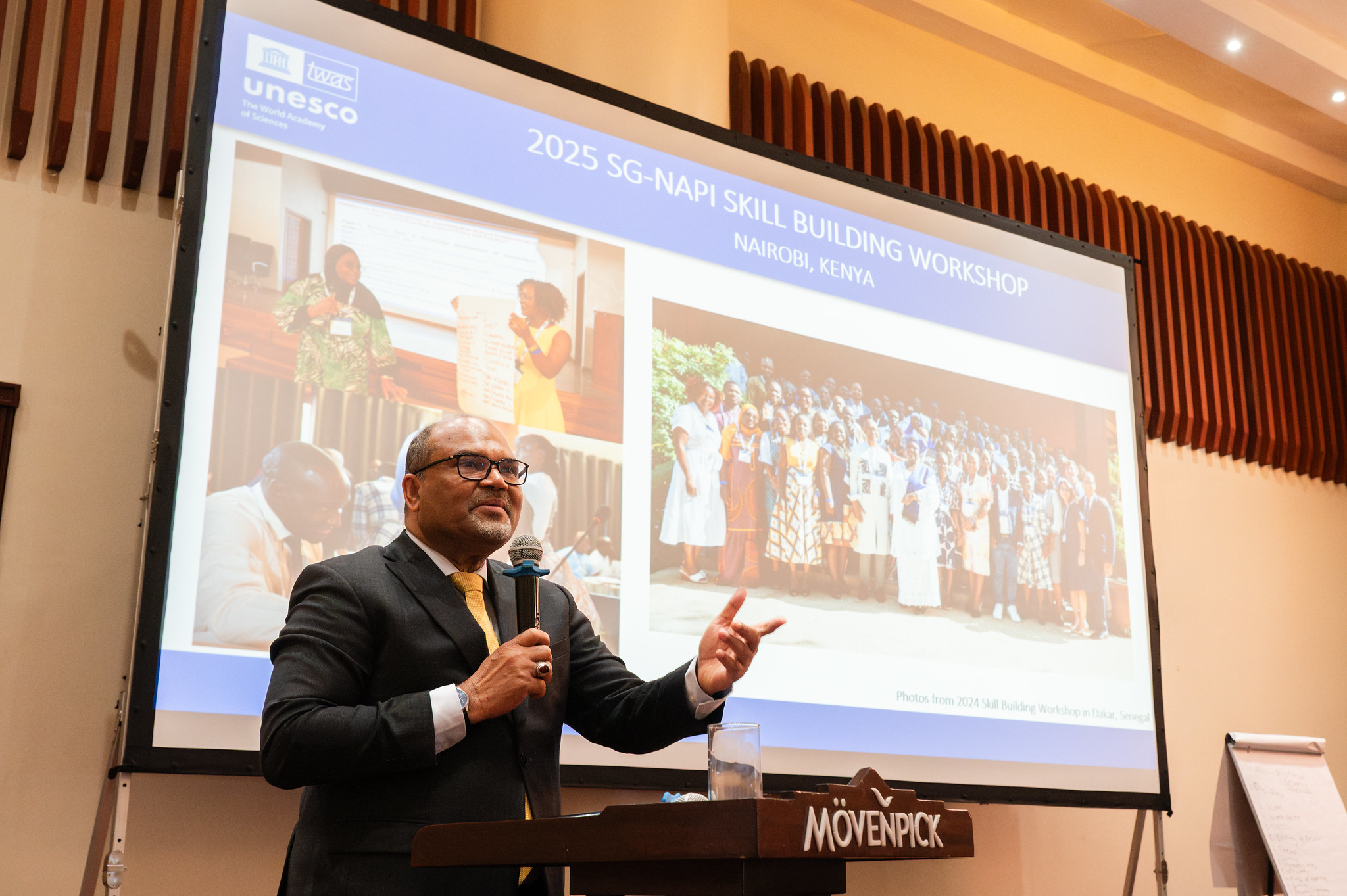 Shaukat Abdulrazak, Principal Secretary for Science, Research and Innovation, State Department for Science Research and Innovation, Office of the Prime Cabinet Secretary, Republic of Kenya. (Photo: G. Ortolani/TWAS)