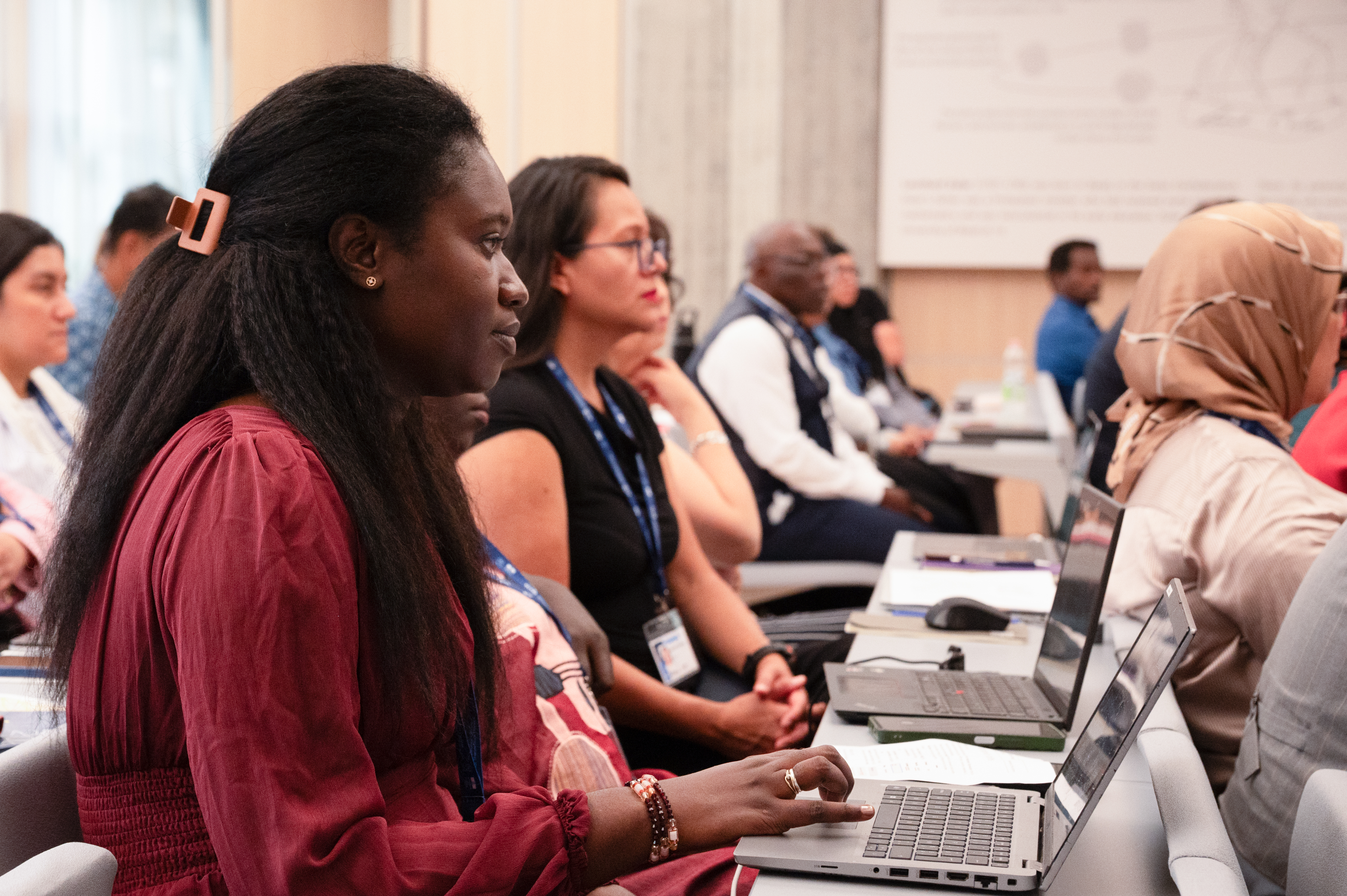 A participant in the AAAS-TWAS Course on Science Diplomacy.