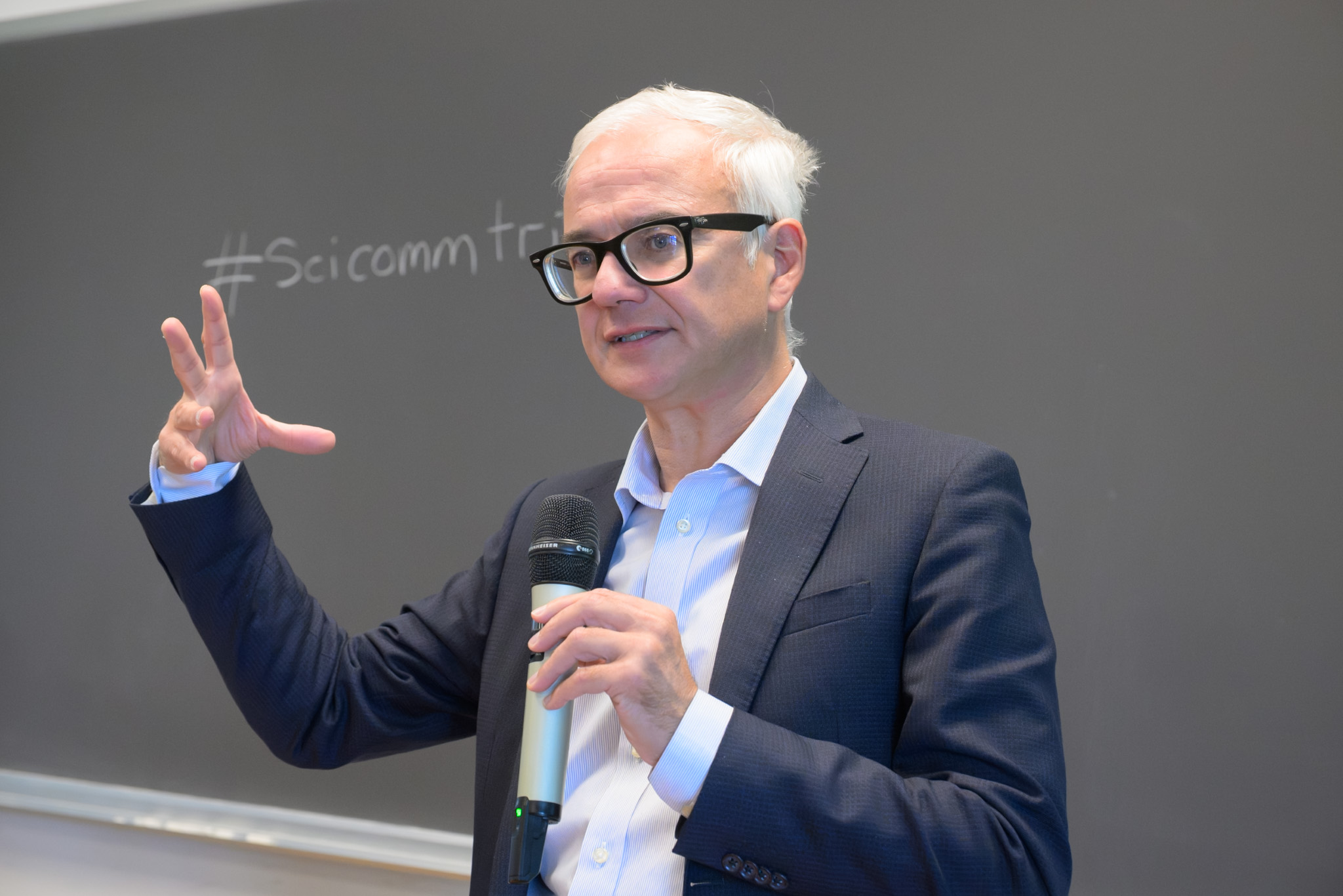 Nico Pitrelli, science journalist, Director of the Master’s Programme in Science Communication “Franco Prattico” at SISSA, Trieste, Italy (Photo: G. Ortolani/TWAS)