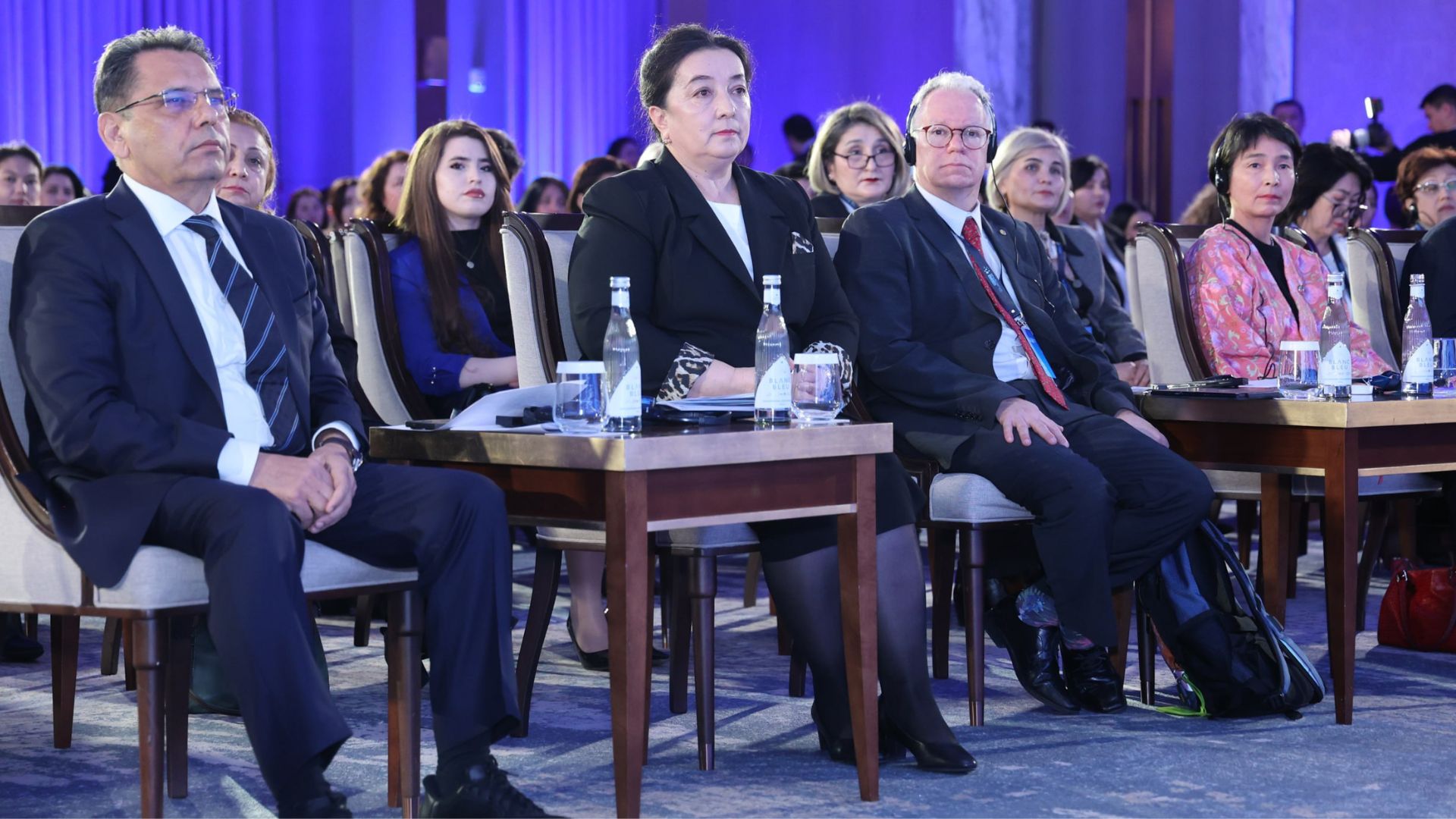 Centre from left: Deputy Prime Minister of Uzbekistan, Ms Zulayho Mahkamova, and TWAS Executive Director Marcelo Knobel. (Photo: SheSCIENCE 2026)