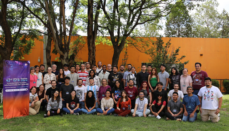 43rd International School for Young Astronomers (ISYA), program of the International Astronomical Union, is hosted at INAOE, Tonantzintla (Puebla), Mexico