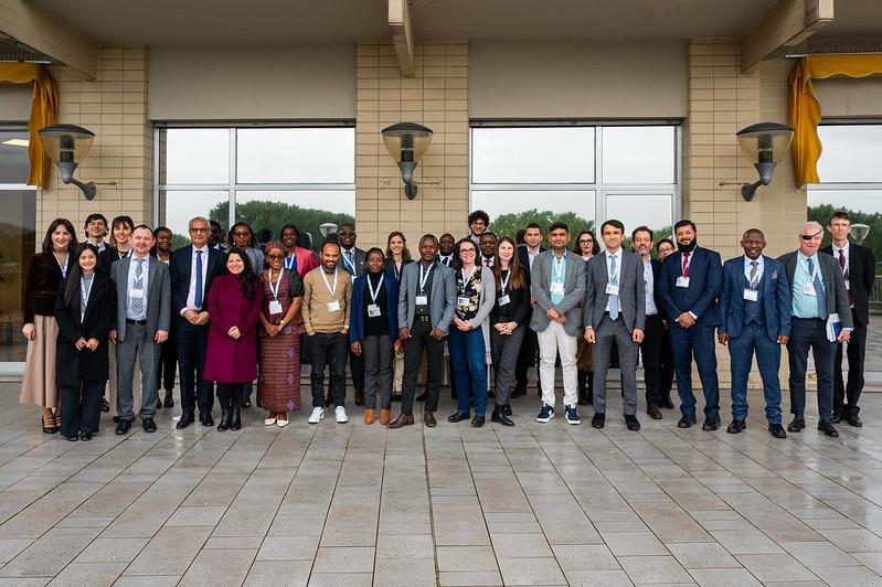 Speakers and participants in the BWC-ICGEB-IAP-TWAS workshop on Science Diplomacy, Biosecurity, and Virus Detection. (Photo: H. Gergolet/TWAS).