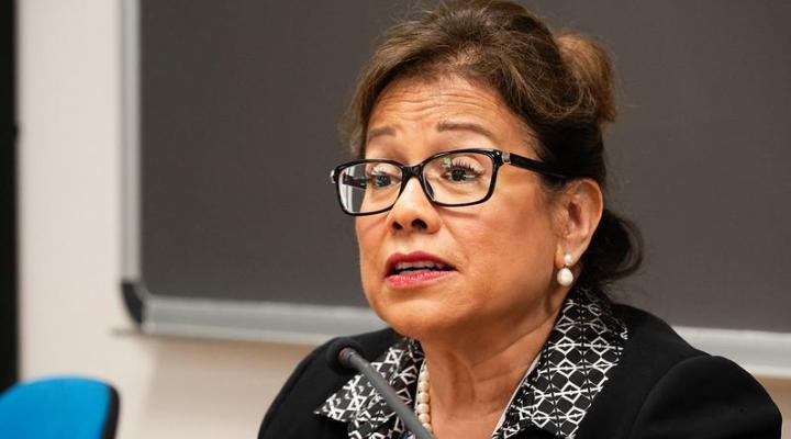 Ivonne Higuero, Secretary-General of the Convention on International Trade in Endangered Species of Wild Fauna and Flora (CITES). (Photo: G. Ortolani/TWAS)