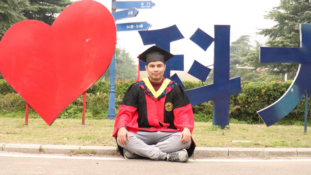 Aakash Kumar of Pakistan, the TWAS PhD Fellowship Programme's 1,000th Graduate.